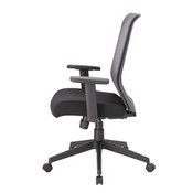 Boss Mesh Task Chair - Black/Gray, B6566GY-BK