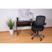 Boss Ribbed High Back Mesh Chair, B6756-BK