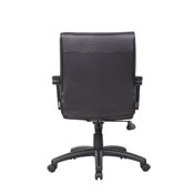 Boss Mid Back Executive Chair In LeatherPlus, B686