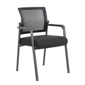 Boss Mesh 4-Legged Guest Chair, B6889-BK