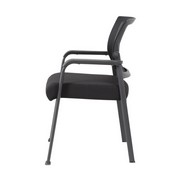 Boss Mesh 4-Legged Guest Chair, B6889-BK