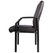 Boss Mid Back Guest Chair In LeatherPlus, B689