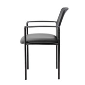 Boss Caressoft and Mesh Guest Chair, Black, B6909-CS