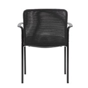 Boss Caressoft and Mesh Guest Chair, Black, B6909-CS