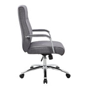 Boss Modern Executive Conference Chair - Grey Linen, B696C-SG