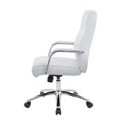 Boss Modern Executive Conference Chair - White, B696C-WT