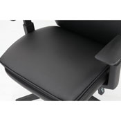 Boss Caressoft Executive High Back Chair w/ Adjustable Arms, B730-BK