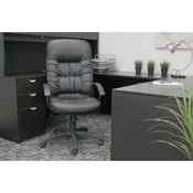 Boss High Back LeatherPlus Chair, B7301