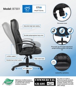Boss High Back LeatherPlus Chair, B7301