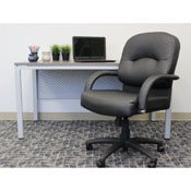 Boss Mid Back Caressoft Chair In Black, B7406