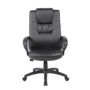 Boss Executive High Back LeatherPlus Chair, B7501