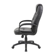 Boss Executive High Back LeatherPlus Chair, B7501
