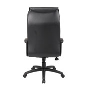Boss Executive Leather Plus Chair W/Padded Arm, B7601
