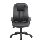 Boss High Back Leather Plus Chair, B7641