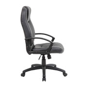 Boss High Back Leather Plus Chair, B7641