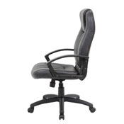 Boss High Back Leather Plus Chair, B7641