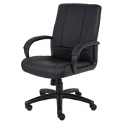 Boss Caressoft Executive Mid Back Chair, B7906