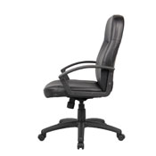 Boss Executive Leather Budget Chair, B8106