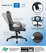 Boss Executive Leather Budget Chair, B8106