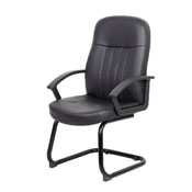 Boss Executive Leather Budget Guest Chair, B8109