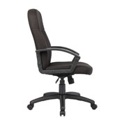 Boss Mid Back Fabric Managers Chair In Black, B8306-BK