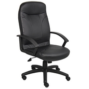 Boss High Back LeatherPlus Chair, B8401, B8401