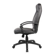 Boss High Back LeatherPlus Chair, B8401, B8401