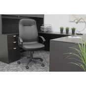 Boss High Back LeatherPlus Chair, B8401, B8401