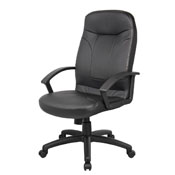 Boss High Back LeatherPlus Chair, B8401, B8401