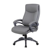 Boss Double Layer Executive Chair in Grey, B8661-GY