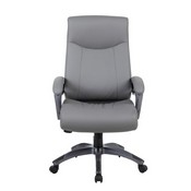 Boss Double Layer Executive Chair in Grey, B8661-GY