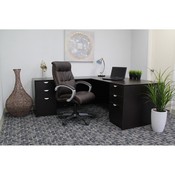 Boss Double Plush High Back Executive Chair - Brown, B8771P-BN
