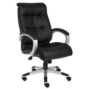 Boss Double Plush High Back Executive Chair - Black, B8771S-BK