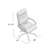 Boss Double Plush High Back Executive Chair - Brown, B8771P-BN