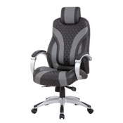 Boss Executive Hinged Arm Chair - Black/Grey, B8871-BKGY