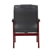 Boss Mid Back Wood Finished guest, accent or dining chair, Mahogany, B8999-M