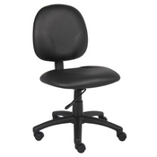 Boss Diamond Task Chair In Black Caressoft, B9090-CS