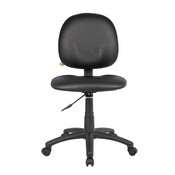 Boss Diamond Task Chair In Black Caressoft, B9090-CS