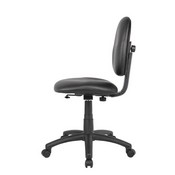 Boss Diamond Task Chair In Black Caressoft, B9090-CS
