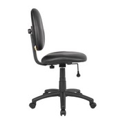 Boss Diamond Task Chair In Black Caressoft, B9090-CS