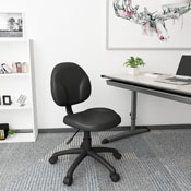 Boss Diamond Task Chair In Black Caressoft, B9090-CS