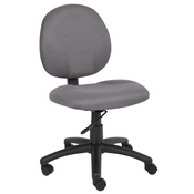 Boss Diamond Task Chair In Grey, B9090-GY