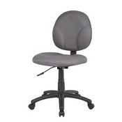 Boss Diamond Task Chair In Grey, B9090-GY