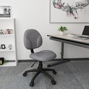 Boss Diamond Task Chair In Grey, B9090-GY