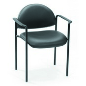 Boss Diamond Stacking W/Arm In Black Caressoft, B9501-CS