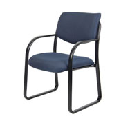 Boss Blue Fabric Guest Chair, B9521-BE