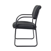 Boss Black Fabric Guest Chair, B9521-BK