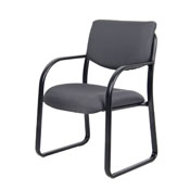 Boss Grey Fabric Guest Chair, B9521-GY
