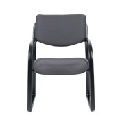 Boss Grey Fabric Guest Chair, B9521-GY