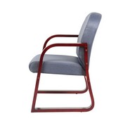 Boss Mahogany Frame guest, accent or dining chair in Grey Fabric, B9570-GY